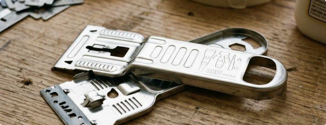RALI Handschaber und gebrauchte Hobelmesser